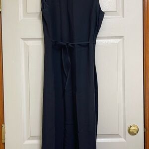 Liz Claiborne Navy Blue Sleeveless maxi Dress
